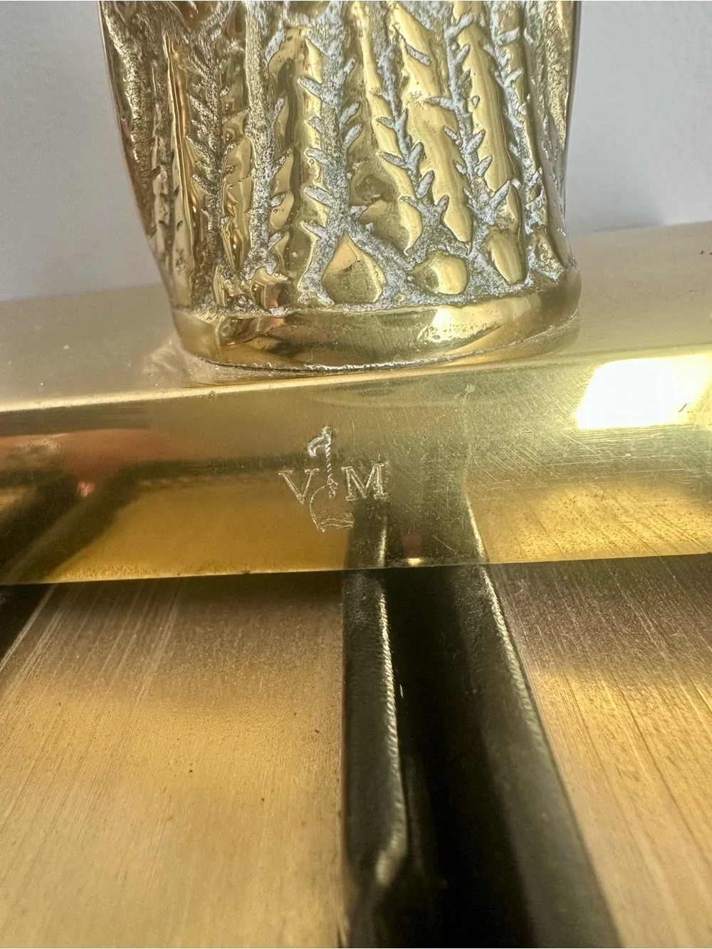 🦅 Vintage Virginia Metalcrafters Solid Brass Eagle Bookends – Model 8-14